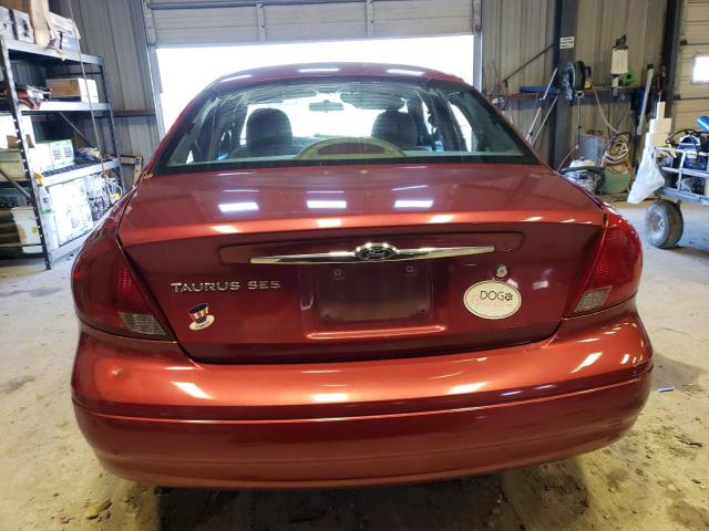 1FAFP55291A282721 - 2001 FORD TAURUS SES RED photo 6