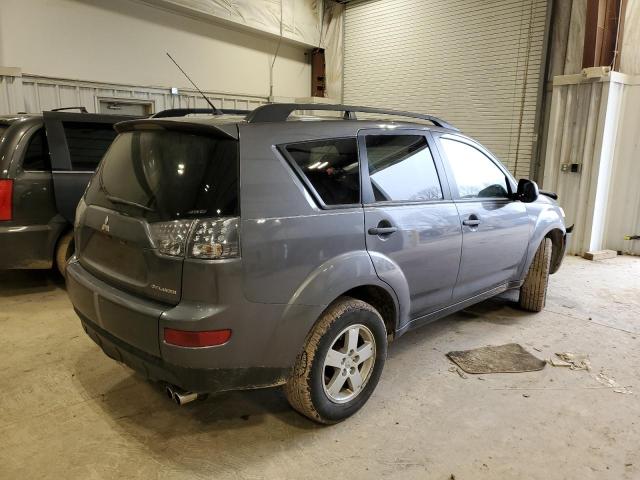 JA4MT31X67U001723 - 2007 MITSUBISHI OUTLANDER LS GRAY photo 4