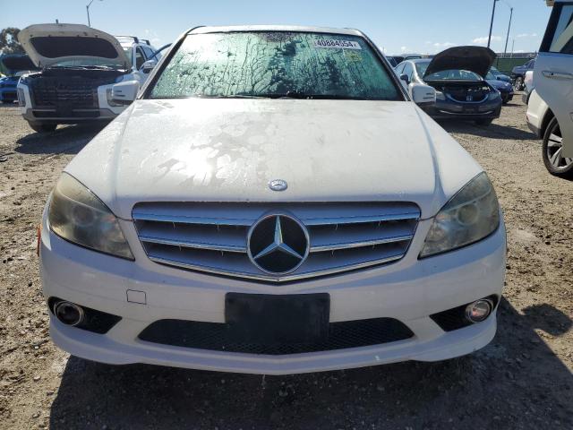 WDDGF5EB1AR108909 - 2010 MERCEDES-BENZ C 300 WHITE photo 5