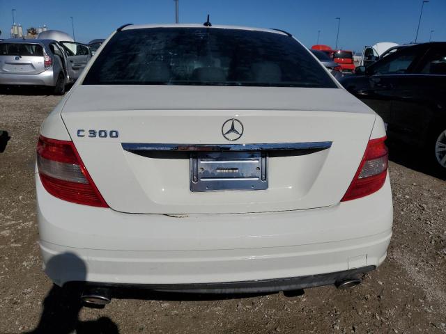 WDDGF5EB1AR108909 - 2010 MERCEDES-BENZ C 300 WHITE photo 6