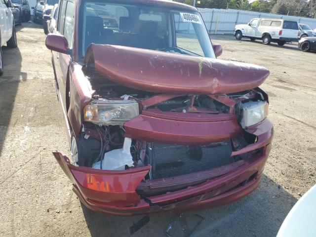 JTLKT324164090010 - 2006 TOYOTA SCION XB BURGUNDY photo 5