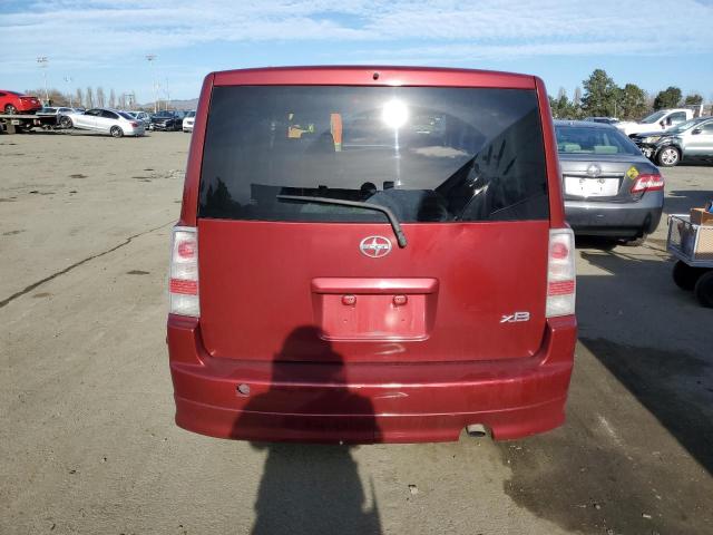 JTLKT324164090010 - 2006 TOYOTA SCION XB BURGUNDY photo 6