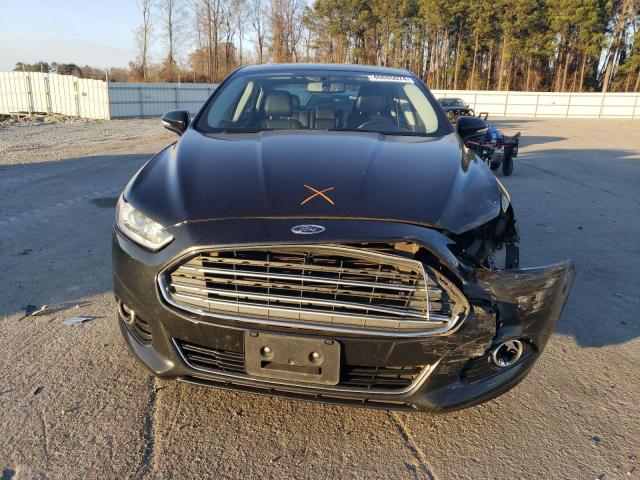 3FA6P0RU8DR295596 - 2013 FORD FUSION TITANIUM HEV BLACK photo 5