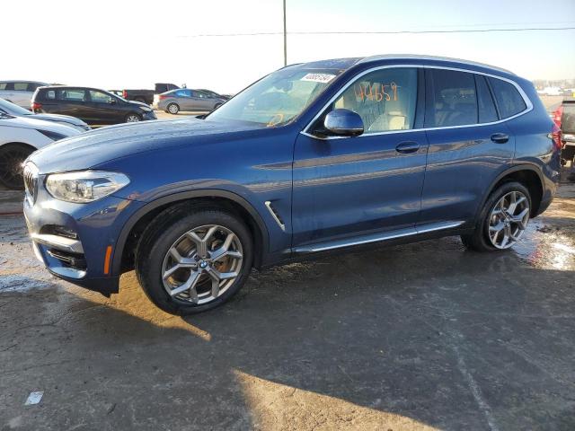 5UXTY5C04L9D25346 - 2020 BMW X3 XDRIVE30I BLUE photo 1