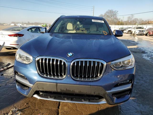 5UXTY5C04L9D25346 - 2020 BMW X3 XDRIVE30I BLUE photo 5