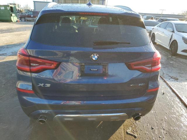 5UXTY5C04L9D25346 - 2020 BMW X3 XDRIVE30I BLUE photo 6