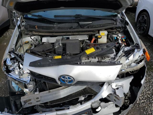 JTDKN3DUXB0253709 - 2011 TOYOTA PRIUS SILVER photo 11