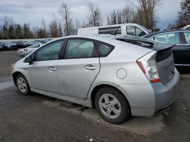 JTDKN3DUXB0253709 - 2011 TOYOTA PRIUS SILVER photo 2