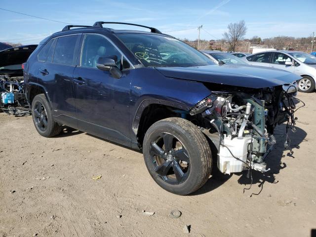 2T3EWRFV4KW030144 - 2019 TOYOTA RAV4 XSE BLUE photo 4