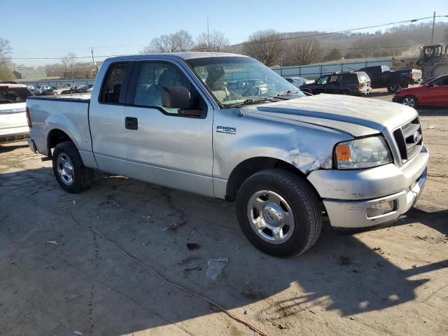 1FTRX12W45FB15537 - 2005 FORD F150 SILVER photo 4