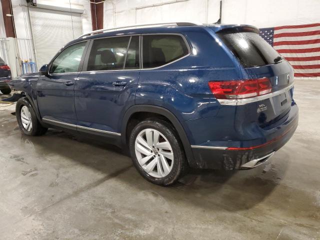 1V2BP2CA9MC557058 - 2021 VOLKSWAGEN ATLAS SEL BLUE photo 2