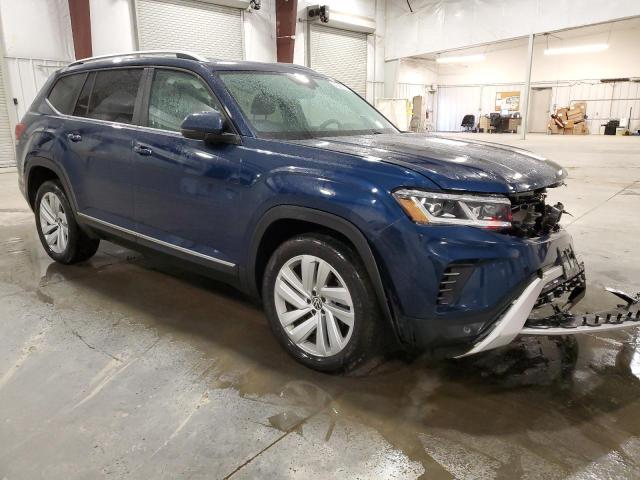 1V2BP2CA9MC557058 - 2021 VOLKSWAGEN ATLAS SEL BLUE photo 4