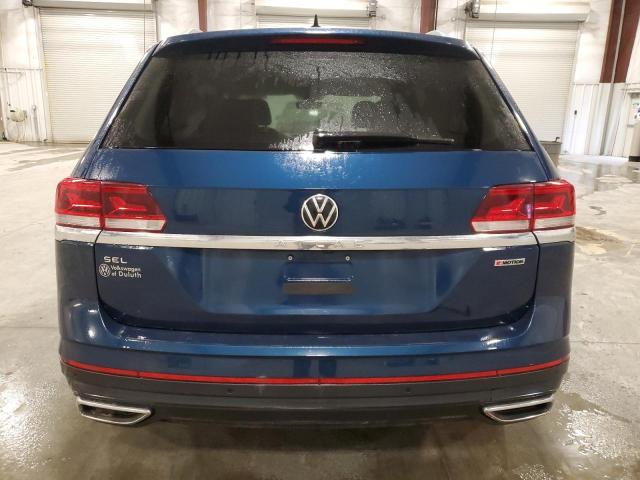 1V2BP2CA9MC557058 - 2021 VOLKSWAGEN ATLAS SEL BLUE photo 6