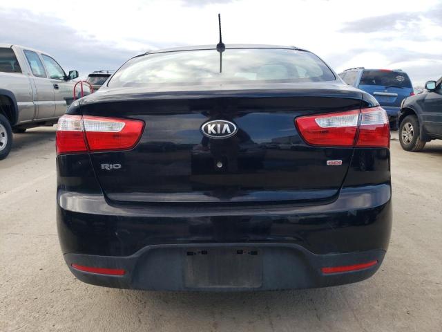 KNADM4A32D6239023 - 2013 KIA RIO LX BLACK photo 6