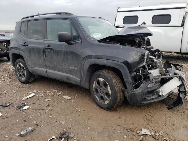 ZACCJBAB7HPG56126 - 2017 JEEP RENEGADE SPORT Սև լուսանկար 4