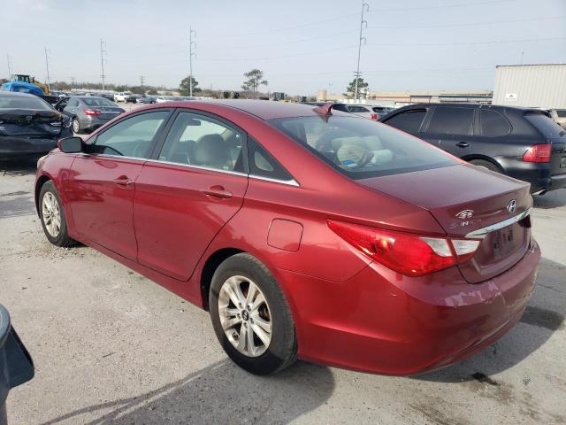 5NPEB4AC9BH291197 - 2011 HYUNDAI SONATA GLS RED photo 2