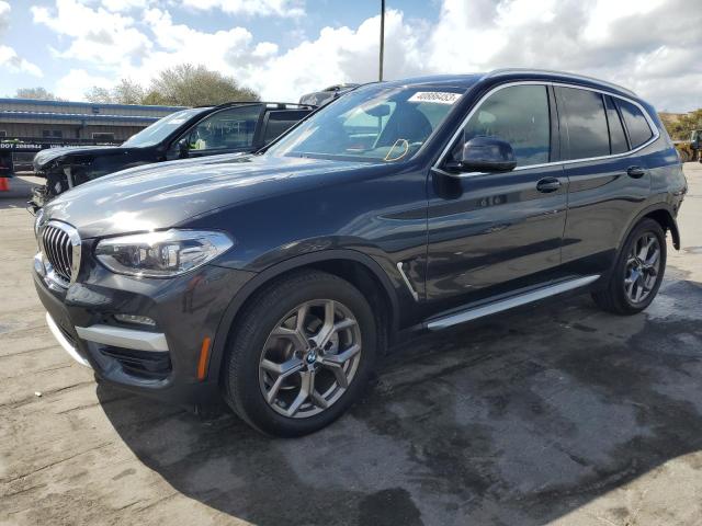 5UXTY3C09L9C93059 - 2020 BMW X3 SDRIVE30I GRAY photo 1