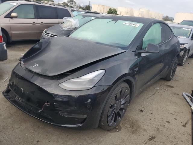 5YJYGDEF0MF157618 - 2021 TESLA MODEL Y BLACK photo 1