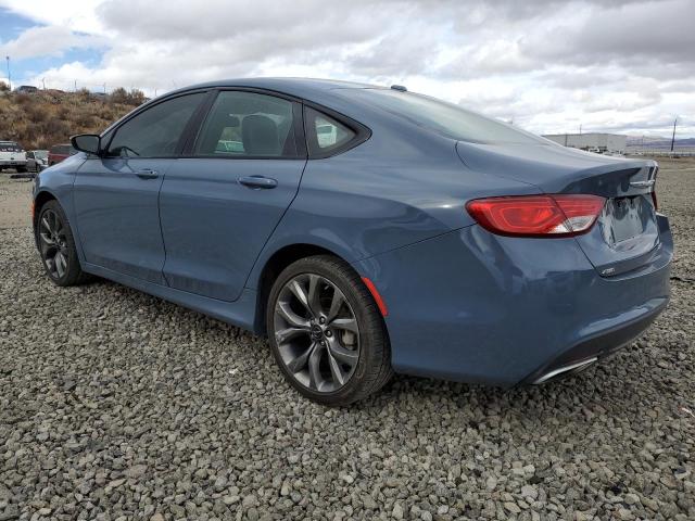 1C3CCCDG2FN567405 - 2015 CHRYSLER 200 S BLUE photo 2