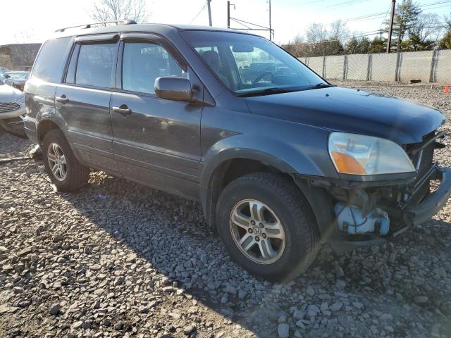 2HKYF18415H530020 - 2005 HONDA PILOT EX GRAY photo 4