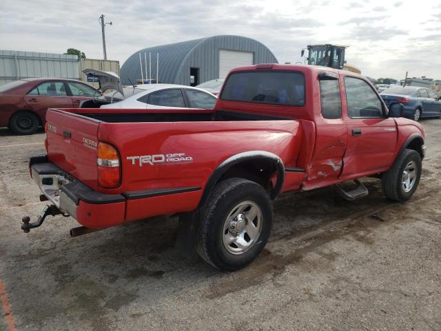 5TESN92N41Z751840 - 2001 TOYOTA TACOMA XTRACAB PRERUNNER წითელი ფოტო 4