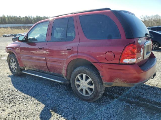 5GADS13S242263973 - 2004 BUICK RAINIER CXL RED photo 2