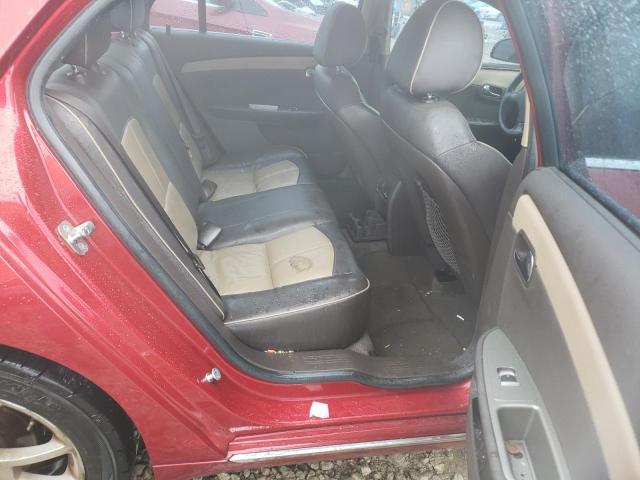 1G1ZE5E00CF261766 - 2012 CHEVROLET MALIBU LTZ ბურგუნდია ფოტო 10