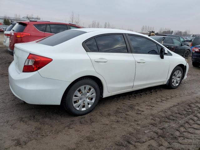 2HGFB2F4XCH109268 - 2012 HONDA CIVIC LX WHITE photo 3