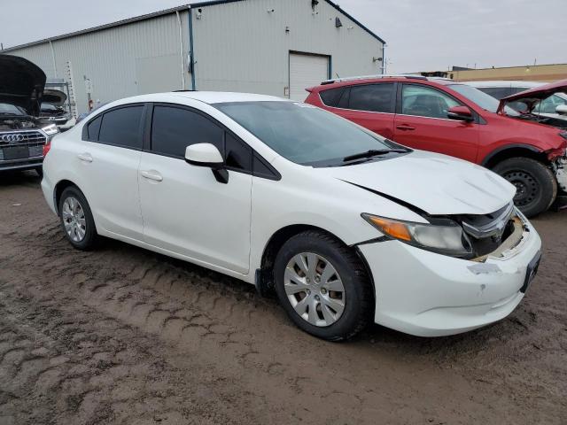 2HGFB2F4XCH109268 - 2012 HONDA CIVIC LX WHITE photo 4