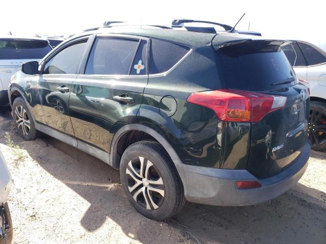 2T3BFREV2DW106855 - 2013 TOYOTA RAV4 LE GREEN photo 2