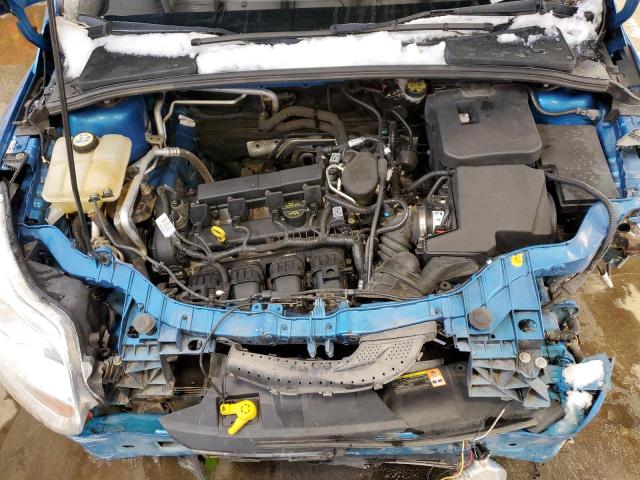 1FAHP3F20CL144696 - 2012 FORD FOCUS SE BLUE photo 11