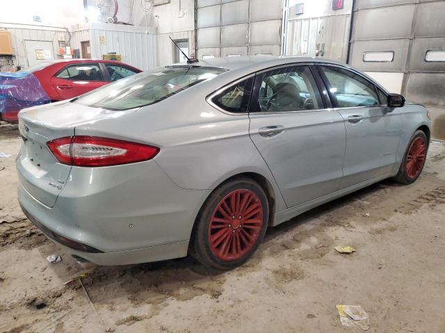 3FA6P0LU2DR177293 - 2013 FORD FUSION SE HYBRID BLUE photo 3