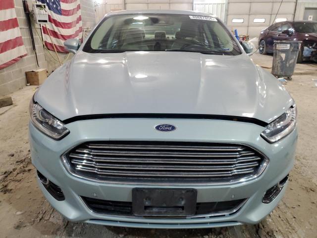 3FA6P0LU2DR177293 - 2013 FORD FUSION SE HYBRID BLUE photo 5