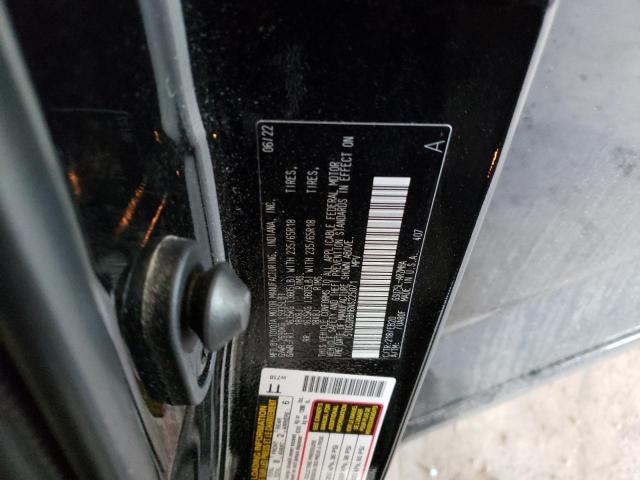 5TDGZRBH6NS225071 - 2022 TOYOTA HIGHLANDER XLE BLACK photo 13