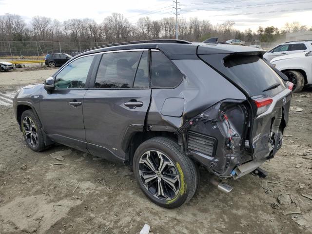 JTMFB3FV4MD008433 - 2021 TOYOTA RAV4 PRIME XSE GRAY photo 2