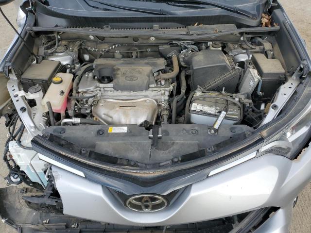 2T3WFREV8GW300425 - 2016 TOYOTA RAV4 XLE SILVER photo 11