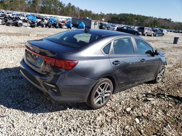 3KPF34AD8KE025023 - 2019 KIA FORTE GT LINE GRAY photo 3