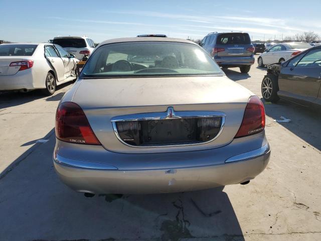 1LNHM97V52Y650892 - 2002 LINCOLN CONTINENTA TAN photo 6