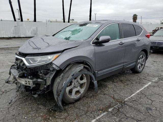 7FARW1H58KE033834 - 2019 HONDA CR-V EX GRAY photo 1