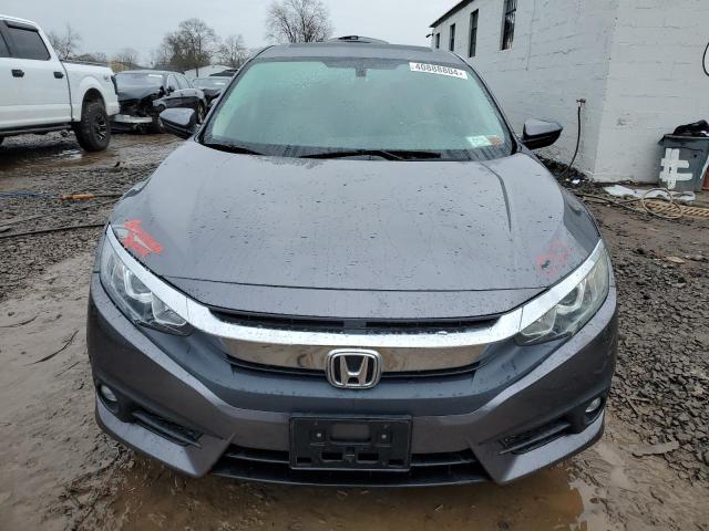 19XFC1F77GE207904 - 2016 HONDA CIVIC EXL ნაცრისფერი ფოტო 5