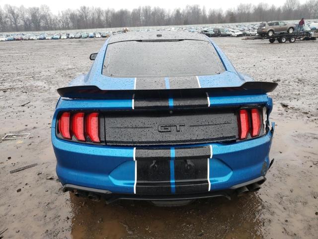 1FA6P8CFXK5108724 - 2019 FORD MUSTANG GT BLUE photo 6