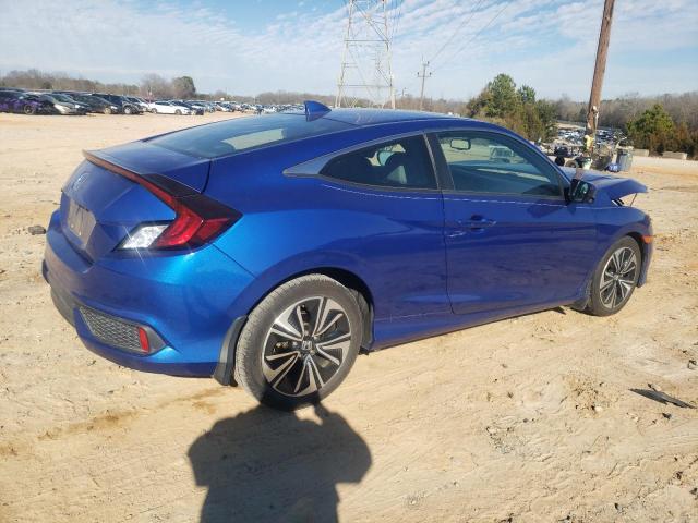 2HGFC3B77JH356103 - 2018 HONDA CIVIC EXL BLUE photo 3