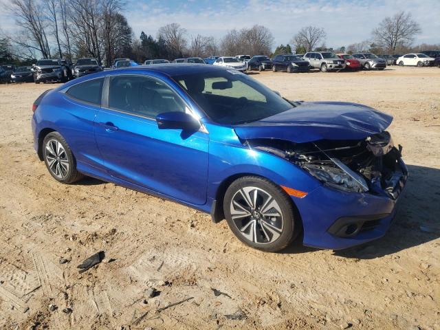 2HGFC3B77JH356103 - 2018 HONDA CIVIC EXL ლურჯი ფოტო 4