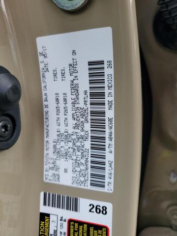 3TMEZ5CN6HM043122 - 2017 TOYOTA TACOMA DOUBLE CAB 棕色 照片 12