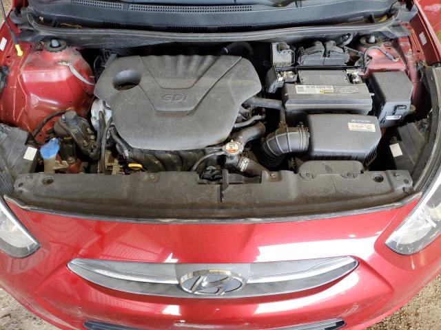 KMHCT4AE8HU388312 - 2017 HYUNDAI ACCENT SE RED photo 11