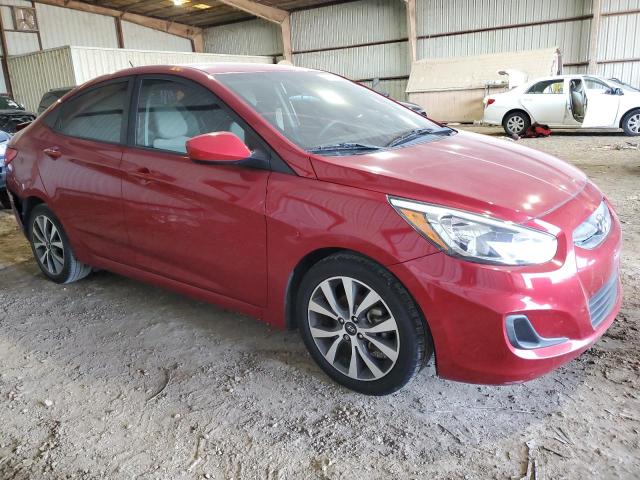 KMHCT4AE8HU388312 - 2017 HYUNDAI ACCENT SE RED photo 4