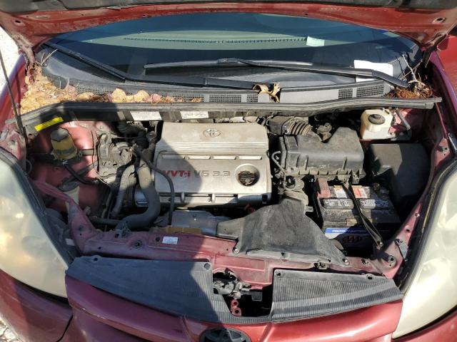 5TDZA23CX6S529564 - 2006 TOYOTA SIENNA CE BURGUNDY photo 11