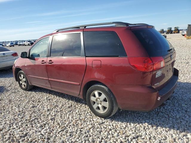 5TDZA23CX6S529564 - 2006 TOYOTA SIENNA CE BURGUNDY photo 2