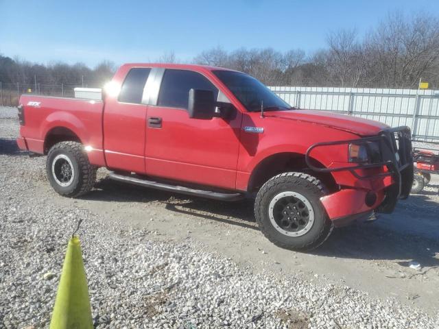 1FTRX14WX7FA47034 - 2007 FORD F150 RED photo 4