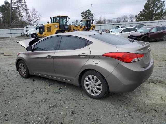 5NPDH4AE3CH091333 - 2012 HYUNDAI ELANTRA GLS TAN photo 2